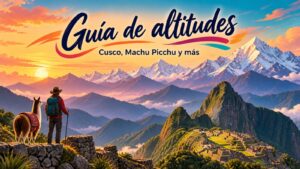 Guía de altitudes Cusco Machu Picchu