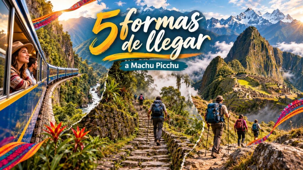 5 formas de llegar a Machu Picchu