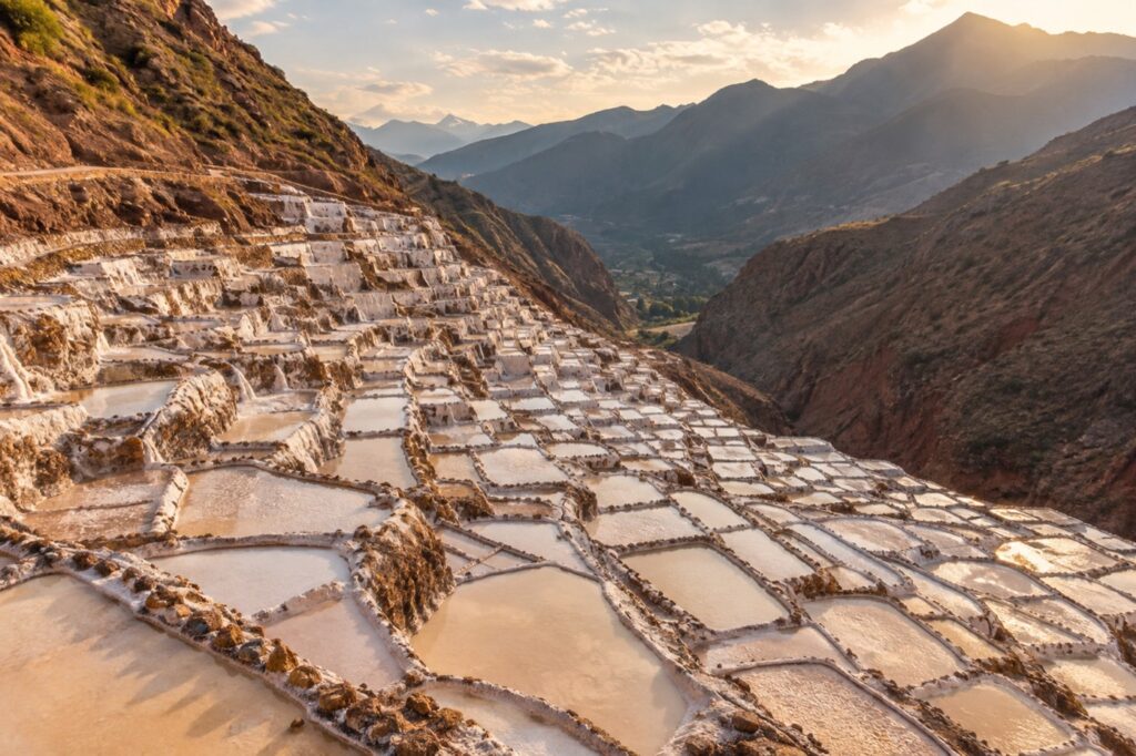 Salineras de Maras, miles de pozas de sal en terrazas sobre la ladera